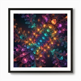 Abstract Fractal Art 1 Art Print