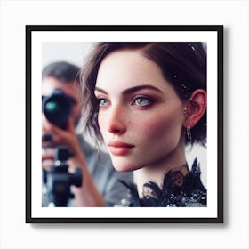 Portrait Of A Young Woman 1 Art Print