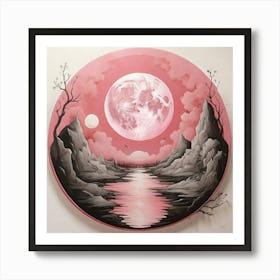  Pink Moon Art Print 1 Art Print