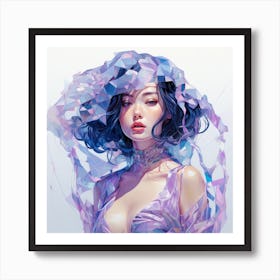 Asian Girl Art Print