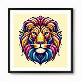 Lion Head 1 Art Print