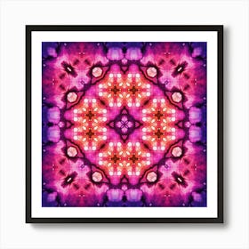 Psychedelic Mandala Art Print