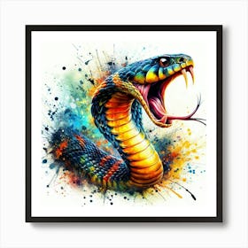 Cobra Painting 1 Art Print