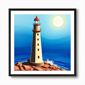 Lighthouse 21 Art Print