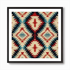 Navajo Southwestern Pattern 4 Art Print