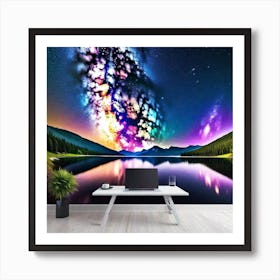 Galaxy Wall Mural 2 Art Print