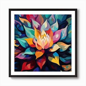 Lotus Flower 35 Art Print