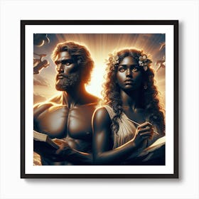 Gods And Goddesses 1 Art Print