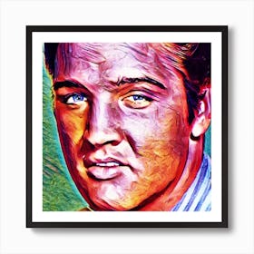 Elvis Presley Greeting Card Art Print