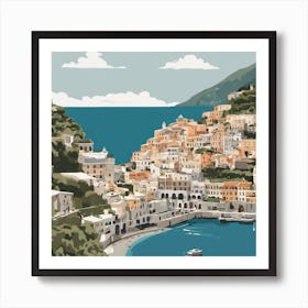 Italy Illustration Art Print Art Print