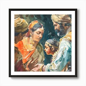 Indian Wedding 2 Art Print