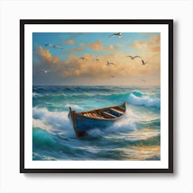 BB Borsa  Boat NAWRAS Art Print