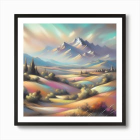 Landscape Painting 177 Art Print