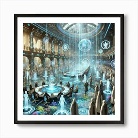 The Cascade Conclave Art Print