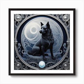 Wolf Moon 1 Art Print