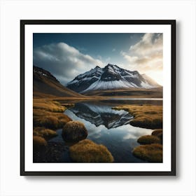 Iceland Landscape Art Print