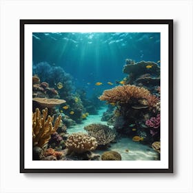 Beautiful Coral World Art Print