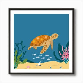 Sea Turtle 1 Art Print