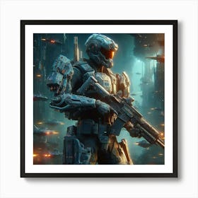 Halo 2 Art Print