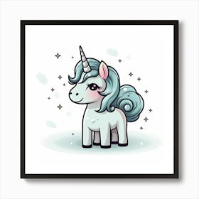 Cute Unicorn 271 Art Print