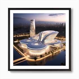 Futuristic Building 7 Art Print