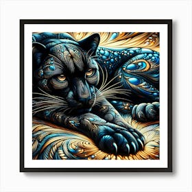 Wild Animal Illustration 254 Art Print