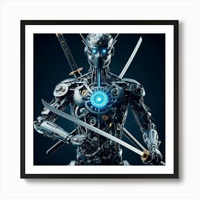 Shinobi Robot Art Print