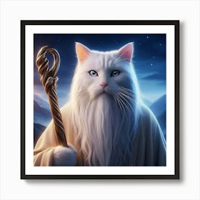 Lord Of The Rings Cat 3 Art Print