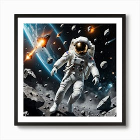 Among the Planets: An Astronaut's Odyssey Art Print