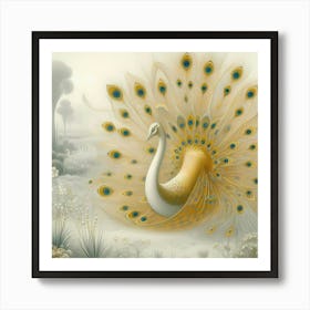 Animal Creative Portrai Illustrationt 1 Art Print