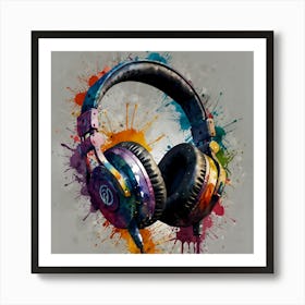 Headphones Art Print