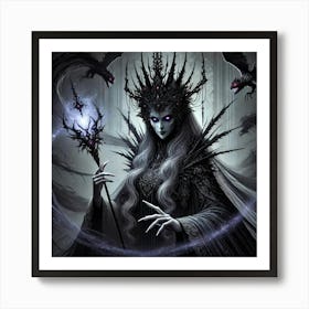 Shadow Queen Season7 Art Print