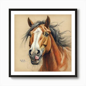 Horse Portrait 7 Art Print