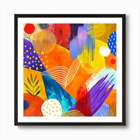 Abstract Painting 117 Art Print