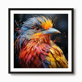 Colorful Bird 5 Art Print