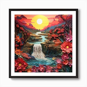 Waterfall Art Print