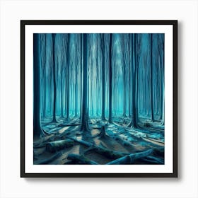 Dark Forest 5 Art Print