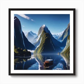 New Zealand Landscape Art Print