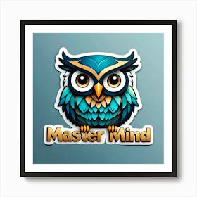 Master Mind Owl Art Print