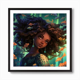 Mermaid 5 Art Print