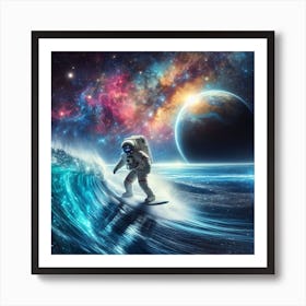 Astrosurfing 2.0 © Art Print