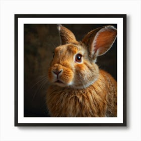 Rabbit Portrait Art Print