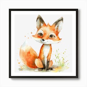 Cute Fox 2 Art Print