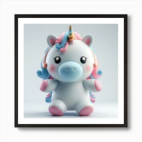 Unicorn Toy 2 Art Print