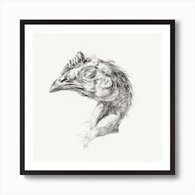 Head Of A Dead Chicken, Jean Bernard Art Print