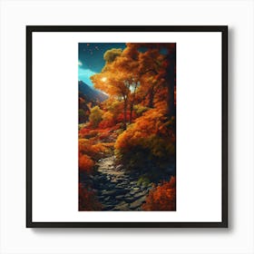 Autumn Forest 10 Art Print