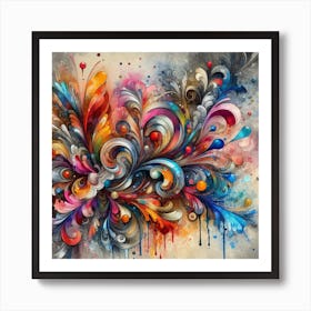 Color Abstraction 3 Art Print