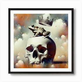 The Toad King  ( twas a dream) Art Print