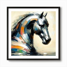 Creative Horse Beauty Illustration Nr 140 Art Print