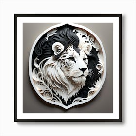 Lion Print Art Print